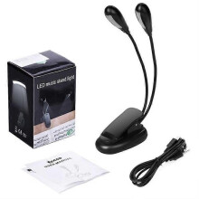 14 LED USB oplaadbare leeslamp voor oogverzorging, flexibele klem-leeslamp B-