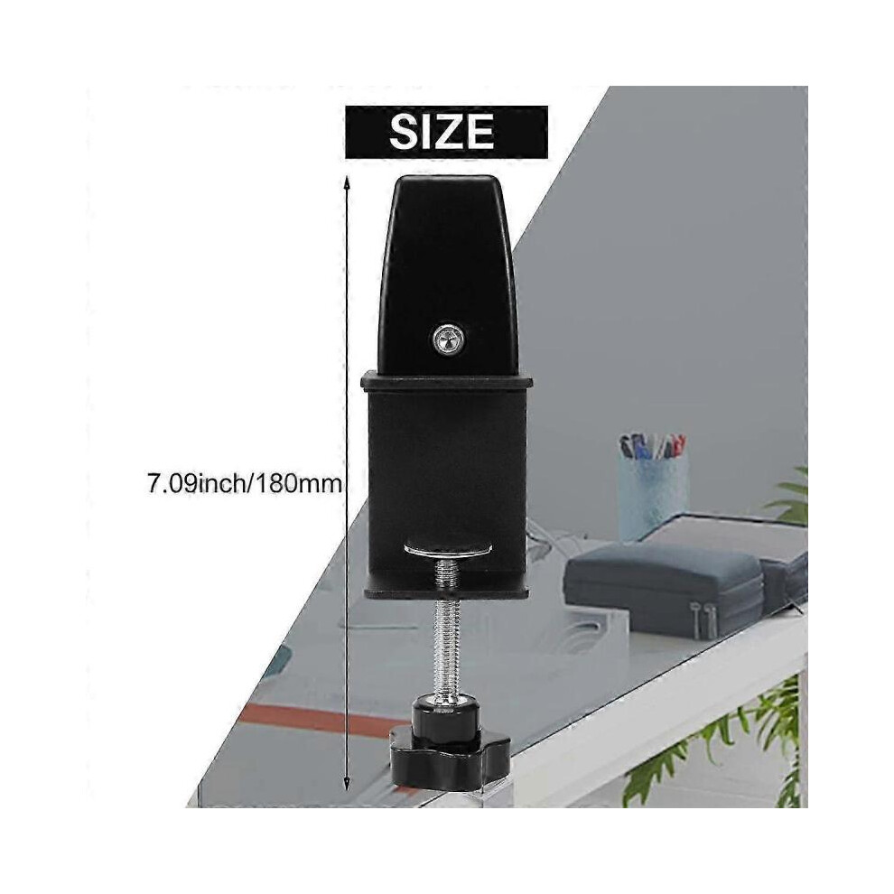2 Pcs Office Desk Divider Clamp Privacy Screen Clip Holder Bracket Screen Baffle Clamp Partition com