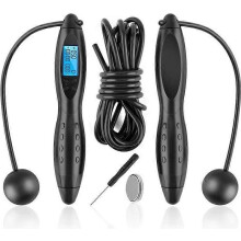 Corde à sauter numérique réglable sans fil avec compteur de calories pour exercices de combustion des