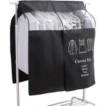 Housse de protection universelle pour vêtements (90-110 cm) noire