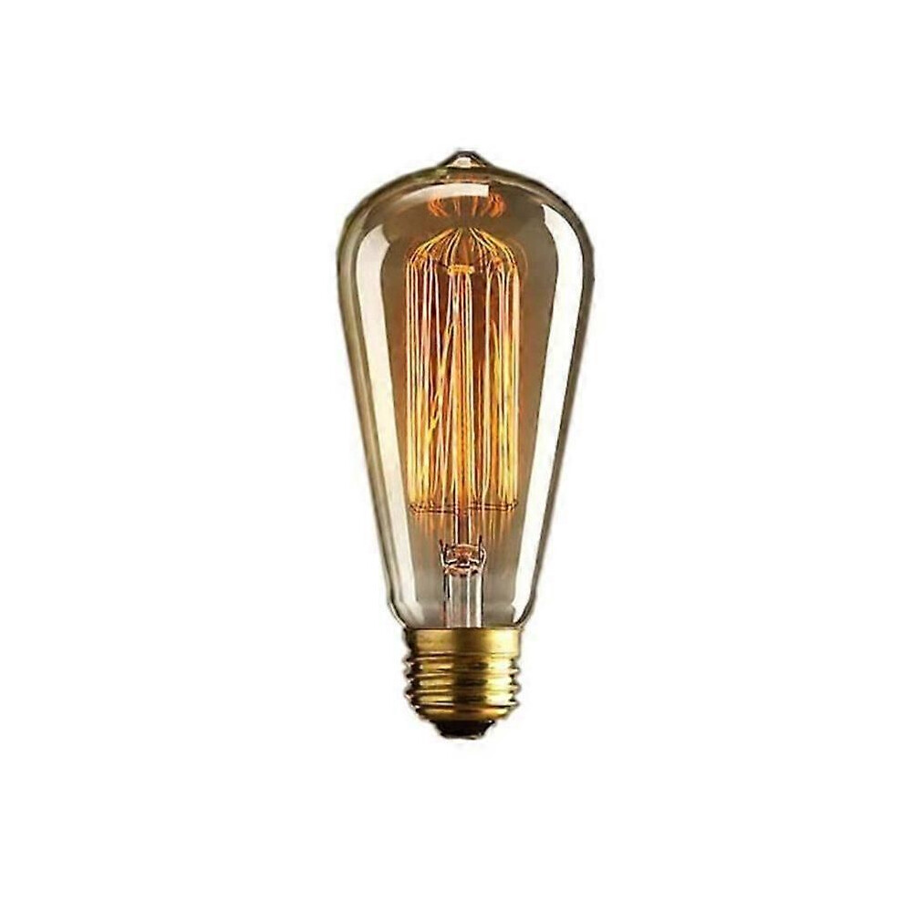Lampadina Edison Vintage ST64 Lampadina E27 25W - 40W Lampadina Decorativa Lampadina A Filamento Di