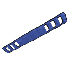 Efficient Padded Patient Transfer Sling with Nylon Mesh Blue