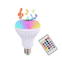 E27 RGB draadloze Bluetooth-luidspreker Bubble Music Dimbare LED-muzieklamp met 24 toetsen afstandsbediening