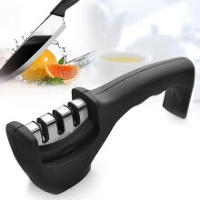 Aiguiseur de couteaux - compatible avec les couteaux en céramique - ultra efficace - excellente prise