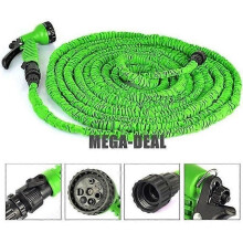 Ausziehbarer, einziehbarer Gartenschlauch mit 7-Funktionen-Pistole – 60 m