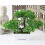 Bonsai artificiale realistico per interni ed esterni, pianta in vaso, casa, camera da letto, ufficio, 1