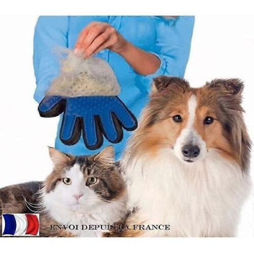 Guanto per toelettatura e massaggio per cani e gatti