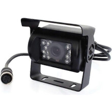 Caméra de recul pour voiture et camion, prise 4 broches, noir
