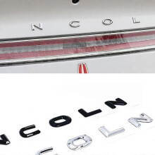 (Zilver voor LINCOLN) Voor Lincoln Logo Embleem Sticker Lincoln Achterkofferbak Sticker Voor Lincoln