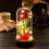Rose éternelle et lumière LED La Belle et la Bête 1