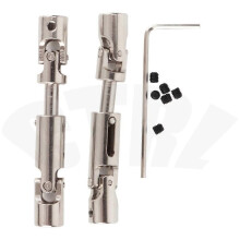 (Argent B) RC Voiture Métal Arbre de Transmission Cardan Arbre 1/16 WPL B14 B24 C24 C34 B16 B36 6WD