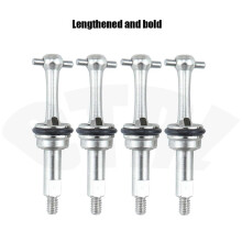 (Un argent) Métal CVD 2 mm Arbre de transmission à joint universel allongé pour Wltoys K969 K979 K989
