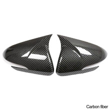 (Kolfiber)2X Carbon Fiber Backspegelkåpa Sidodörrsspegel Skaldekoration Trim för Hyundai