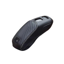 (Negro) Cubierta de la palanca de cambios del coche, embellecedor de la palanca de cambios automática,