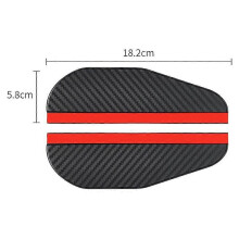 (2 pièces) 2 pièces rétroviseur de voiture sourcils de pluie Auto vue arrière de voiture côté pluie