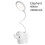 (White)Cute Elephant LED Desk Lamp USB Rechargeable Study Reading Light Touch Control Dimming Table 1