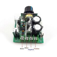 DC 12V 24V 30V 40V 50V 10A 13KHZ Auto PWM DC Motorhastighetsregulator Regulator Hastighetskontrollomkopplare