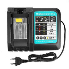 Makita 72V akkulaturi 18V DC18RA DC18RC - musta - BL1850B BL1860 BL1415 BL1430