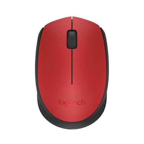 Mus - Trådlös - Logitech - M171 - Ambidextrous - Röd