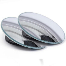 (2st runda)2st Universal Car Blind Spot Spegel Extra backspegel Vidvinkel HD Glas 360 grader
