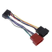 16 stifts kabelnät för bilstereoradio Auto ISO Standardkabelkabel för JVC-kontaktadapterkabel