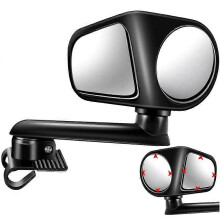 Rétroviseur d'angle mort pour voiture, rotatif à 360, convexe HD, grand angle, pour SUV et motos