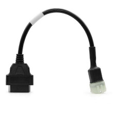 OBD 2 till 6 PIN OBD diagnostiskt verktyg Scanner Kodläsare Adapter Bilanslutningskabel för Kawasaki