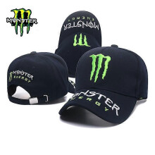 (marineblauw)Monster Energy Baseball Cap Racing Dirt Bike Riding Parkour Sport Cap Geborduurde Eendenpet