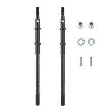 (2 ST bak) Heavy Duty Universal AR44 AXLAR Fram Bak Led CVD Drivaxel Dogbone För RC 1/10 Axial