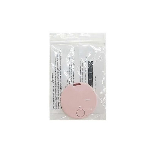 (rosa)Mini GPS Tracker Locator Cirkulär Bluetooth-positionering Anti-förlust IOS/Android-enhet Husdjur