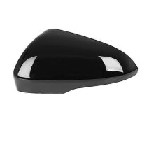 (Gauche) Coque de rétroviseur avant noir brillant pour Ford Fusion 2013 2014 2015 2016 2017 2018