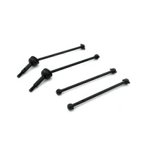 (Svart)Metal främre och bakre CVD drivaxel hundben för WLtoys 144001 1/14 RC biluppgraderingsdelar tillbehör