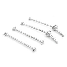 (Silver)Metal Fram & Bak CVD Drivaxel Hundben För WLtoys 144001 1/14 RC Biluppgraderingsdelar Tillbehör