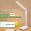 (4800mAh charging3 Modes)LED Table Lamp Eyes Protection 3 Modes Touch Dimmable LED Light Dormitory Reading 1