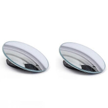 (2Pcs 02) 2 Pièces Rétroviseur de Voiture Miroir d'Angle Mort Anti-buée Miroir Étanche 360 Degrés