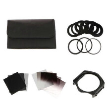 Complete ND-filterkit voor Cokin P-serie: 8 x ND-filters 4 x ND2 x ND4 x ND16 en 4 x GND2 GND4 GN8