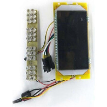 36V LCD-panel 8 Elektrisk skoter Display Skärm Ersättningstillbehör för KUGOO Gul