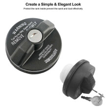 Brandstoftankdop met sleutel Duurzame benzinedopsloten voor Jeep Wrangler Cherokee Grand Cherokee