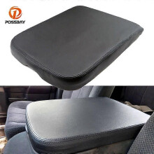 Housse de protection pour accoudoir central de voiture, garniture en cuir noir pour Dodge RAM 1500 2500