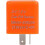 Motorcycle Adjustable Speed LED Flasher Relay 2V 12V Orange 1