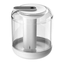 Humidificateur d'air de bureau 1 L, mini brumisateur à chargement USB avec veilleuse, blanc