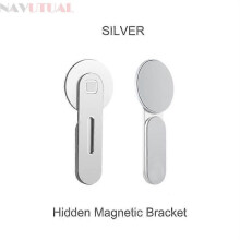 (Silver)För Tesla Model X S Y 3 Tillbehör Biltelefonhållare Magnet Laptop Tablet Mount för IPhone 12/12Pro/12
