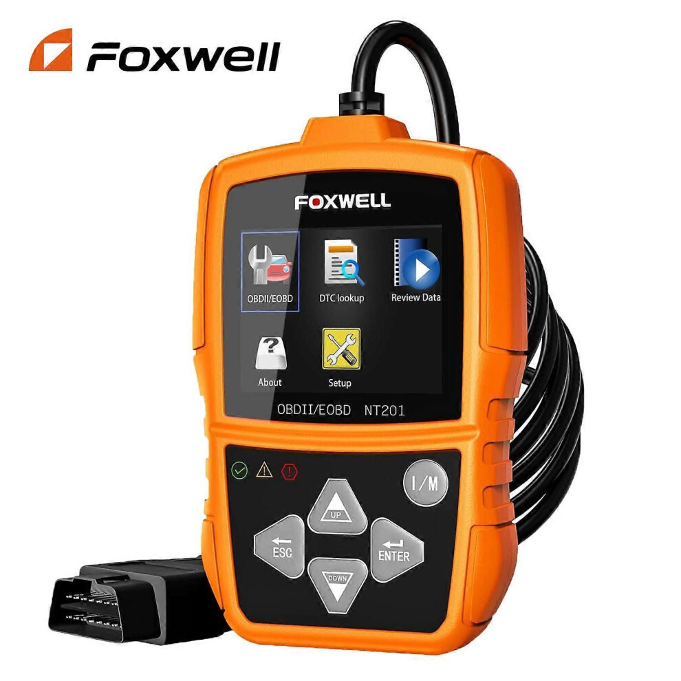 NEW FOXWELL NT201 OBD2 Scanner Check Engine Light Car Code Reader Free Update Automotive OBDII Diagnostic