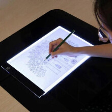 Grafikplatta LED-grafikplatta Upplyst ritbräda Ultra A4 Ritbord Tabletter Light Pad