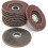 Lot de 10 disques à lamelles de 115 mm, grain 60, pour meuleuse d'angle 1