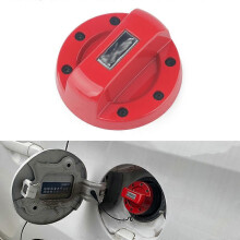 (Rood) Auto Gas Brandstoftankdeksel Decoratieve Benzinedop voor TOYOTA Olievuldop Tank Gasdeksels Trim