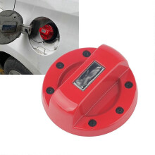 (Rood) 1 stuk zilveren auto benzinetankdeksel decoratieve benzinedop voor TOYOTA olievuldop tank benzinedeksels