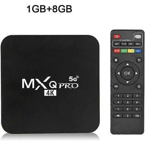 MXQ PRO 5G 4K Network Player Set-top Box Home Remote Control Box Smart Media1+8G