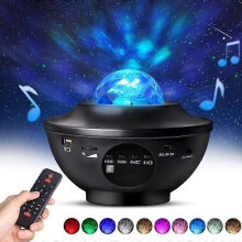 LED Sternenhimmel Projektionslampe Musik-USB-Kabel Bluetooth-mit Fernbedienung