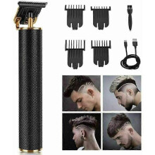 Professional Beard Hair Clipper - Men - Black - 4 combs - 120 min battery life